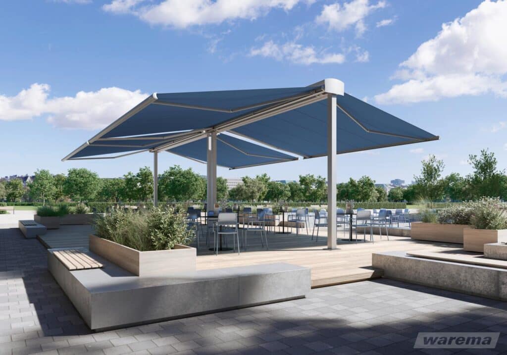 freistehende Markise