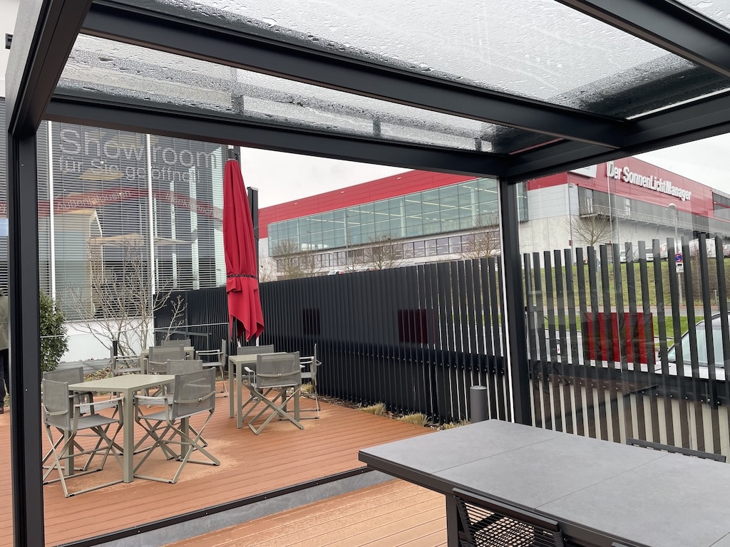 Glasterrassendach warema