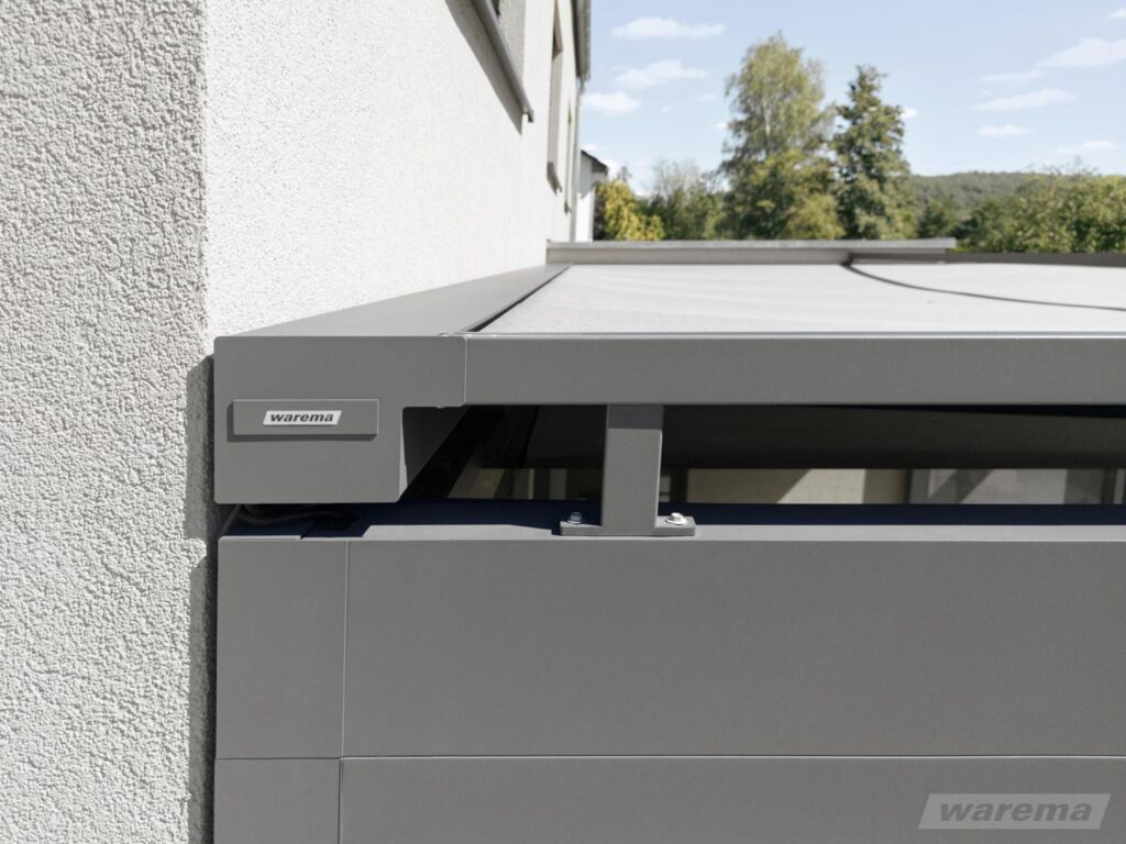 Markise für Pergola mit Glas