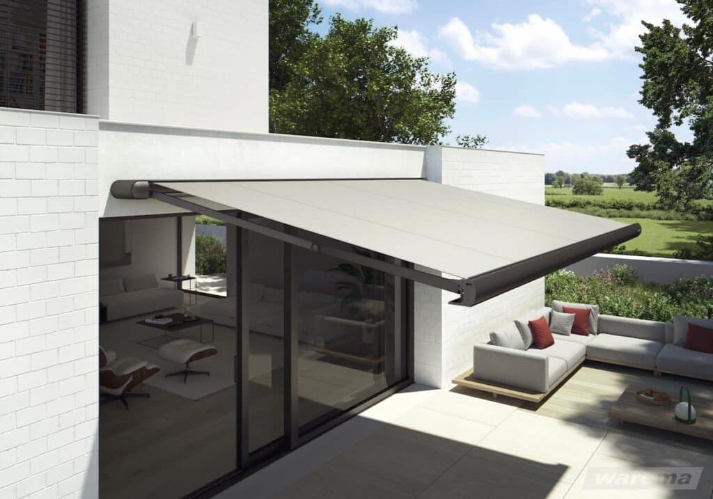 moderne Vollkassettenmarkise auf Maß