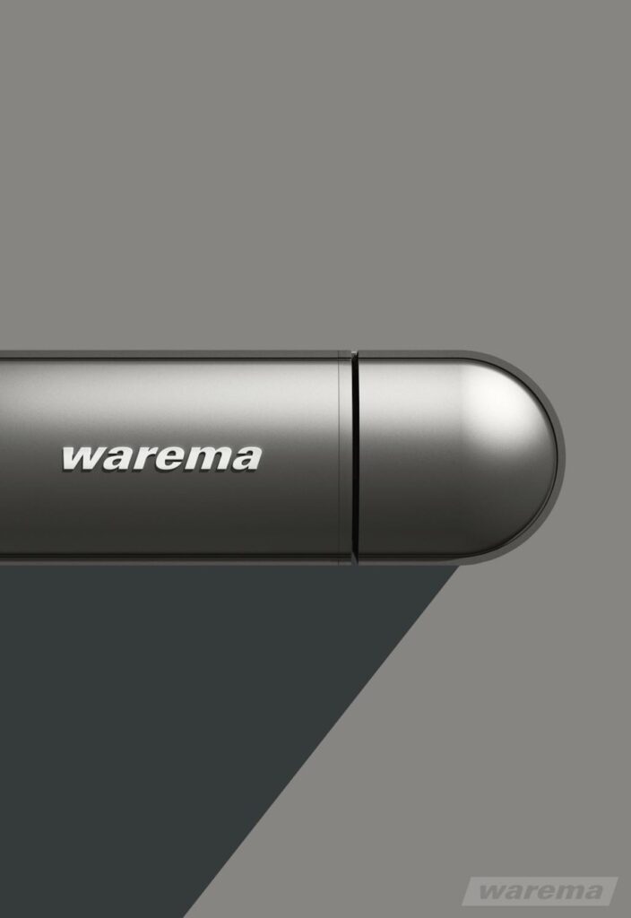 moderne Markisenform grau